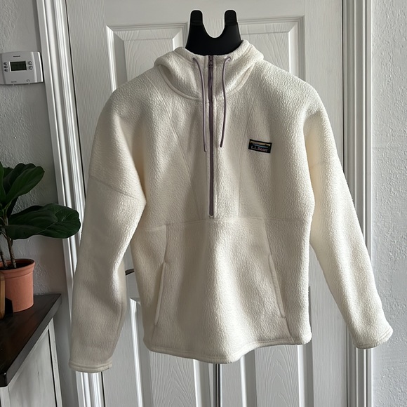 L.L. Bean Katharine Fleece Half-Zip Hoodie size S - Picture 3 of 7